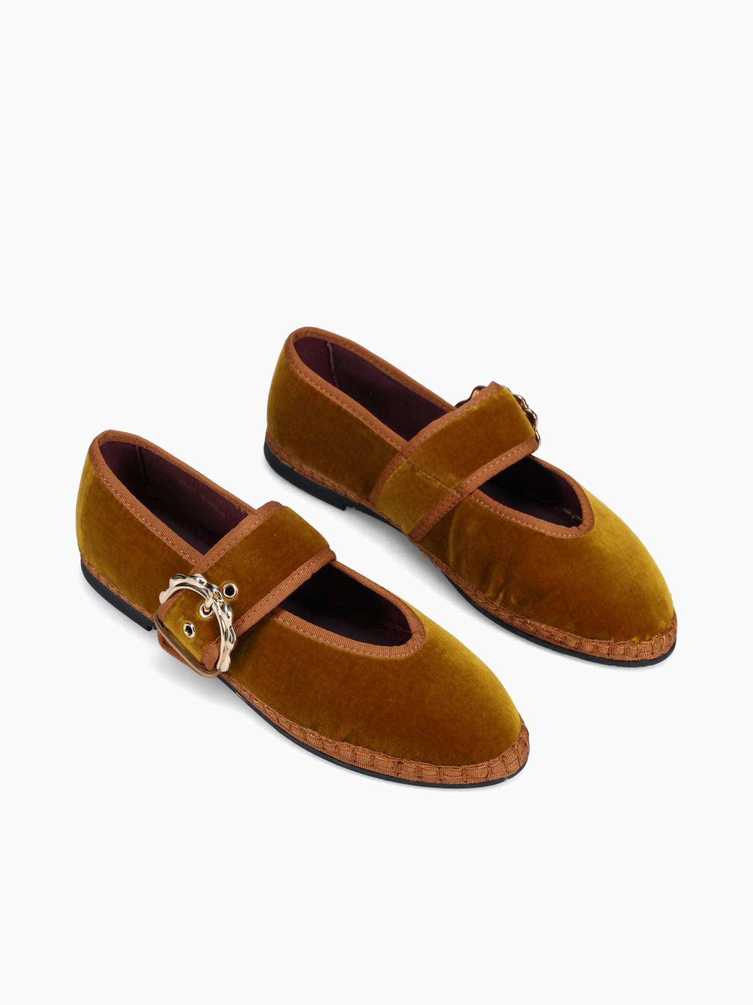 Sophie Mustard Velvet Dark Yellow / 36 / M