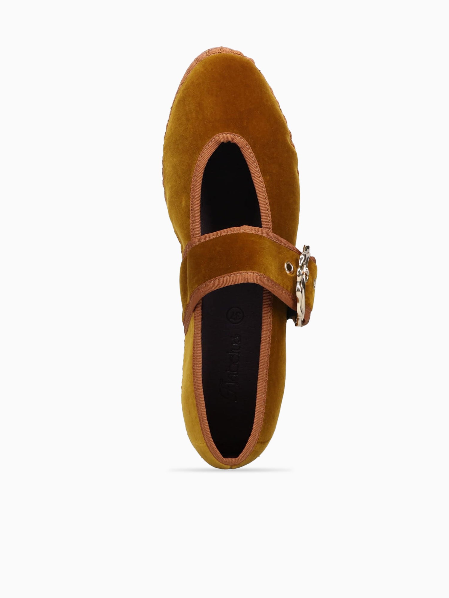 Sophie Mustard Velvet Dark Yellow / 36 / M