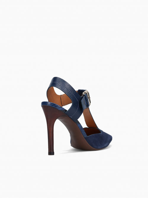 Ginger Indigo Kid Suede Blue / 5 / M