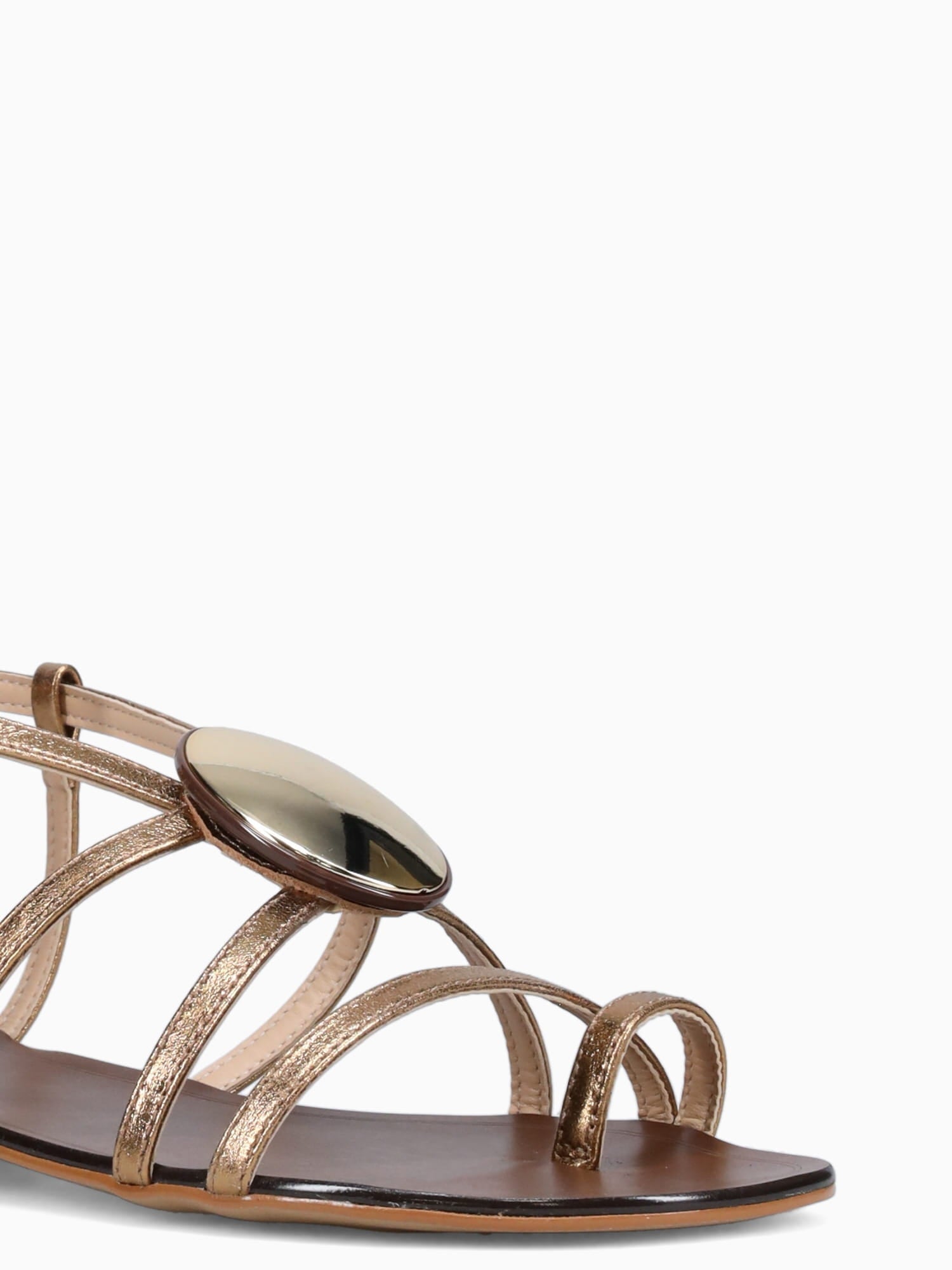 Riccarda Bronze Cristal Leather Bronze / 5 / M