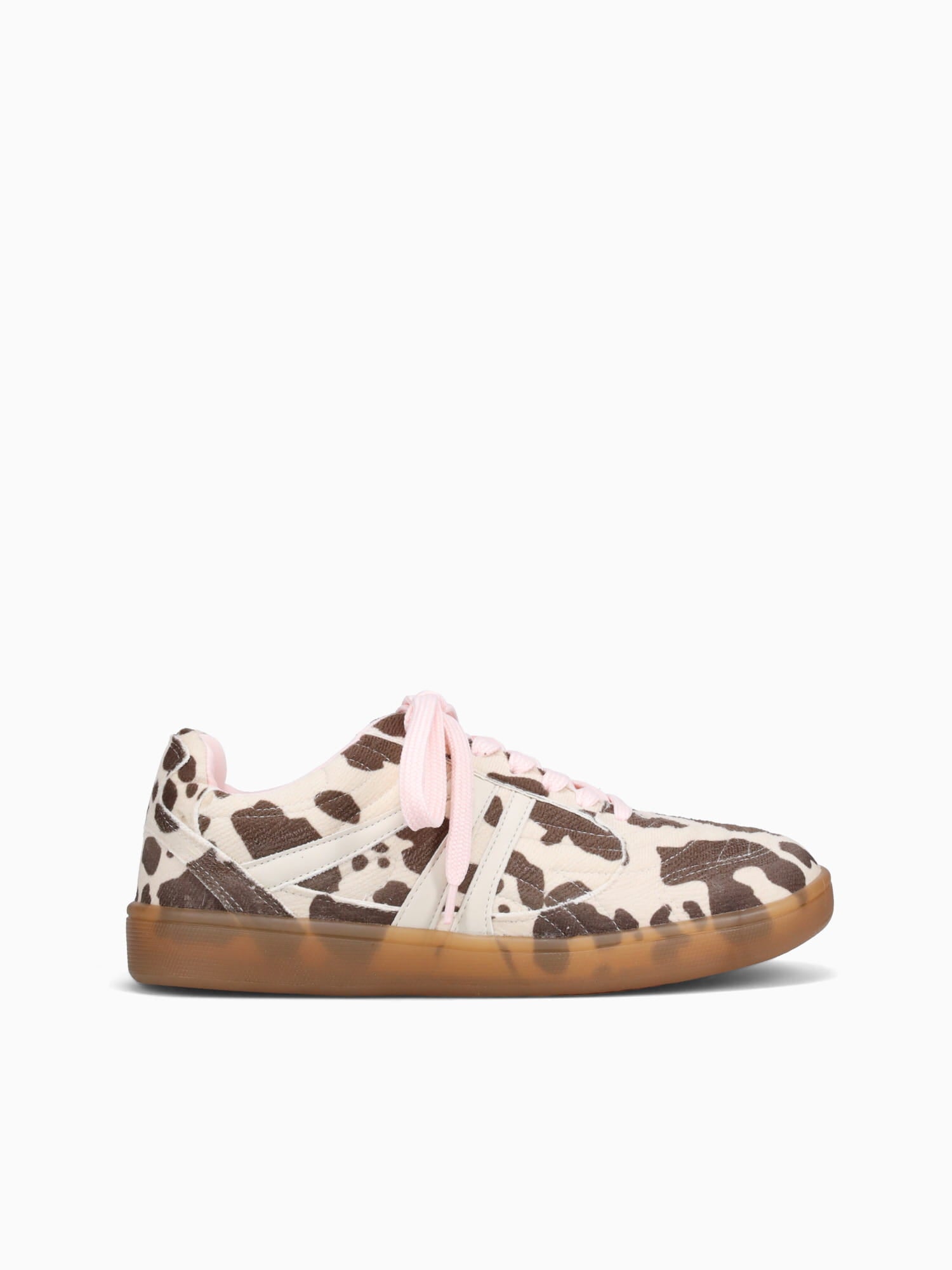 Bessie Cow Print Brown Multi / 5 / M