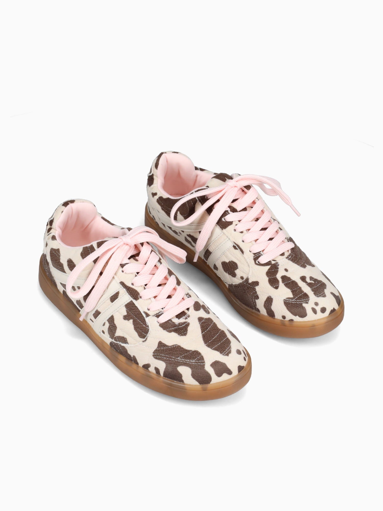 Bessie Cow Print Brown Multi / 5 / M