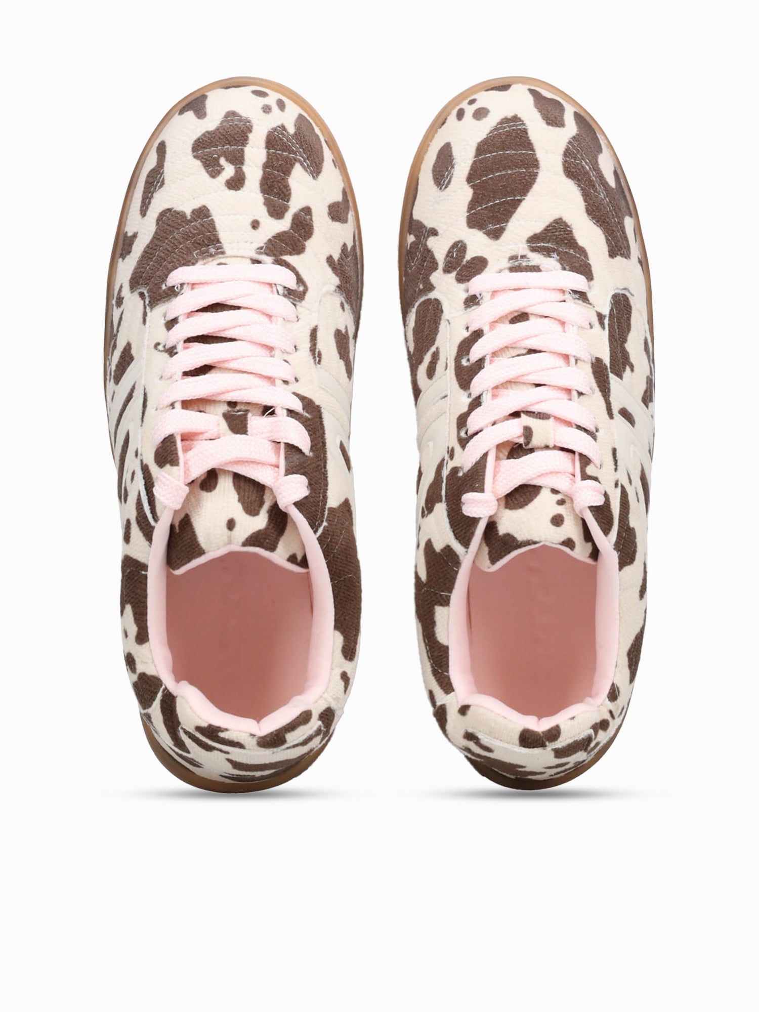 Bessie Cow Print Brown Multi / 5 / M