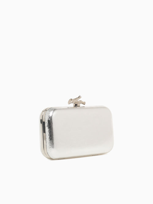 Amira Clutch Silver Silver