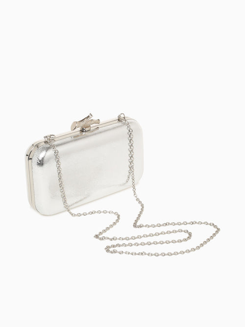 Amira Clutch Silver Silver