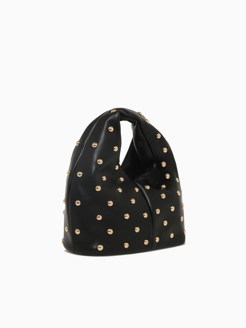 Alice Top Handle Black Gold Black