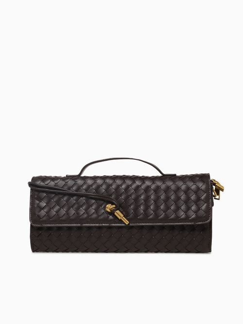 Amber Clutch Brown Brown