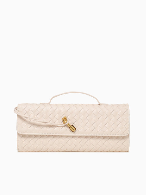 Amber Clutch Off White Off White
