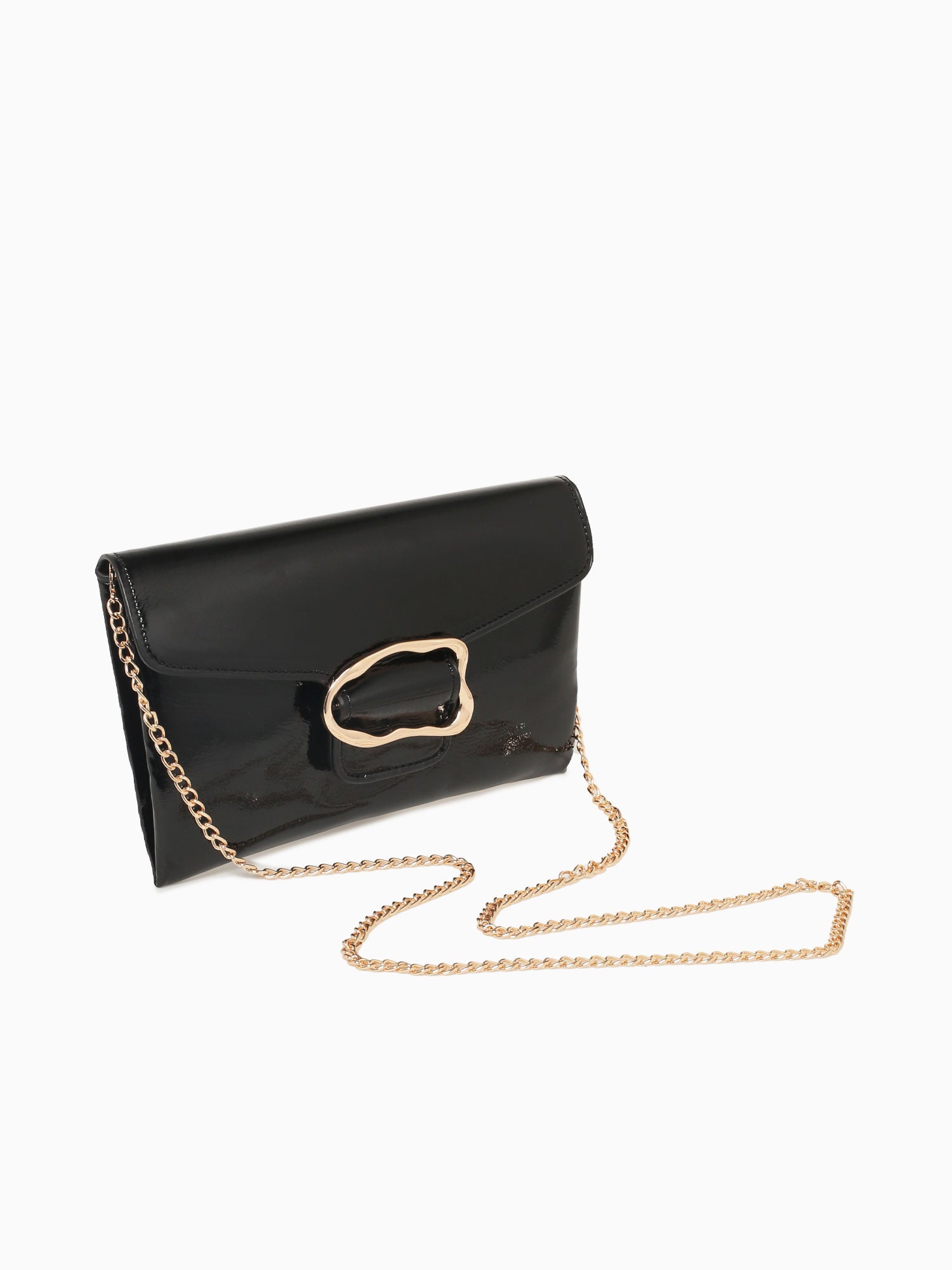Tb Tatiana Clutch Black Pat Black