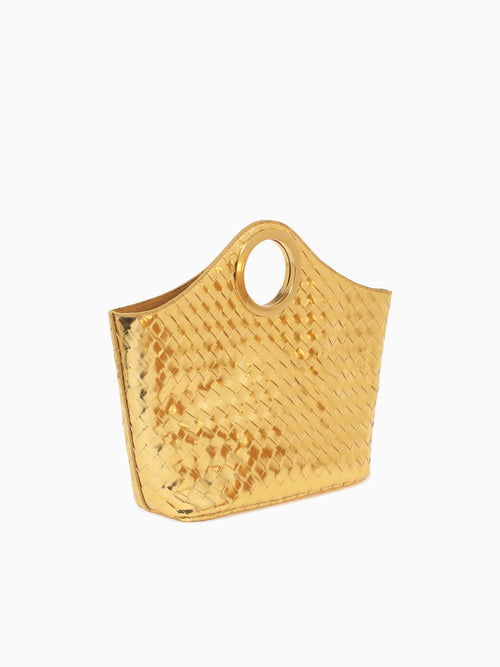 Aura Top Handle Gold Gold