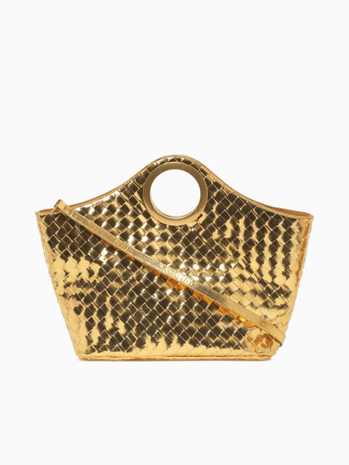 Aura Top Handle Gold Gold