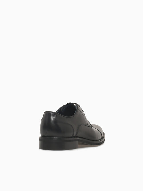 Criston Black Brushed Calf Leather Black / 7 / M