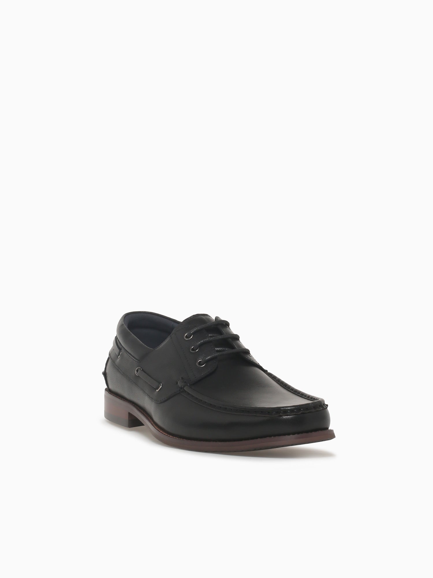 Corlys Black Brushed Calf Leather Black / 7 / M