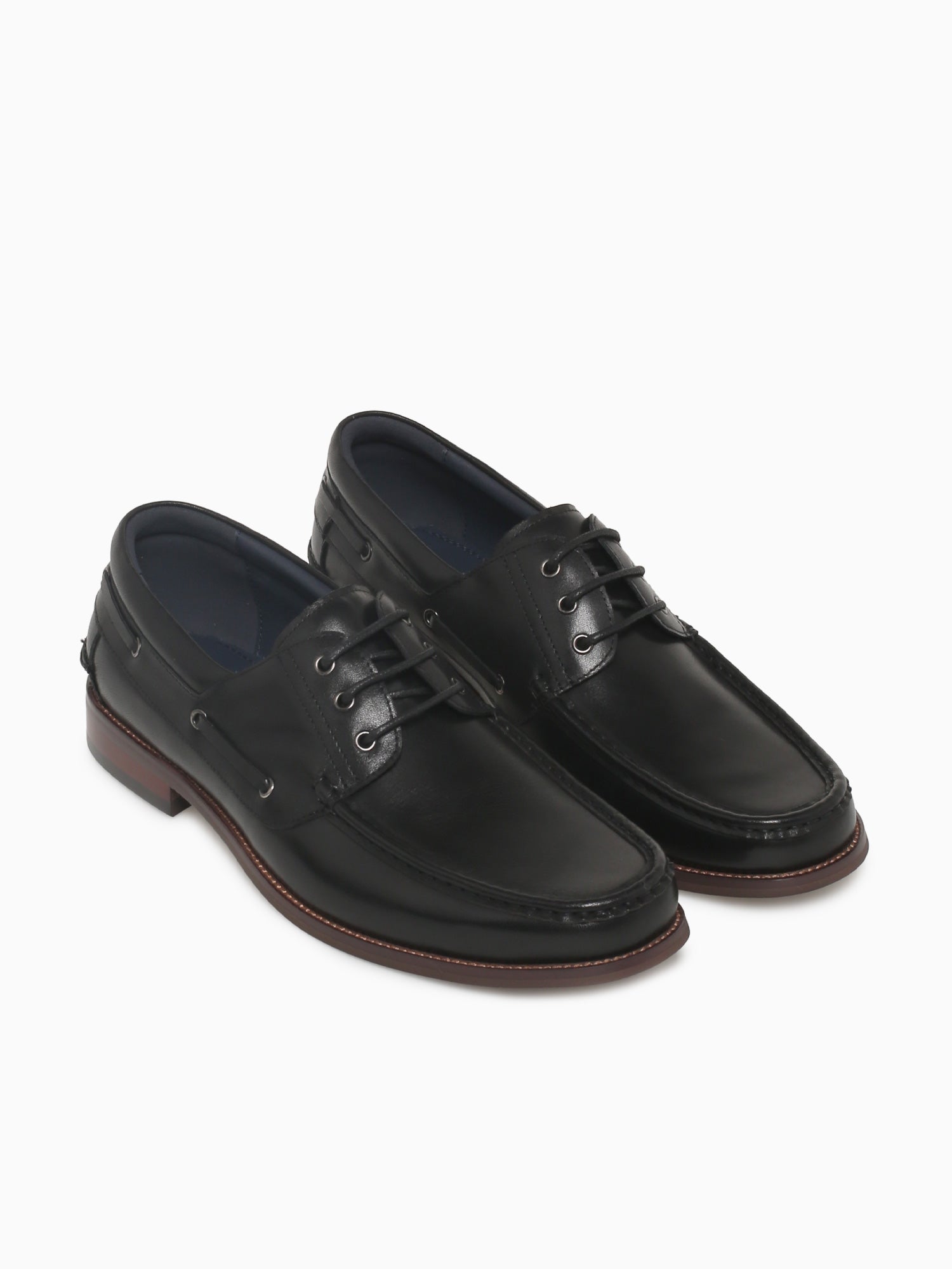 Corlys Black Brushed Calf Leather Black / 7 / M