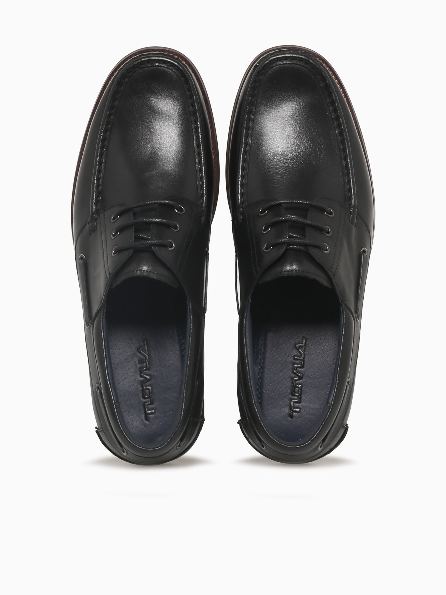 Corlys Black Brushed Calf Leather Black / 7 / M
