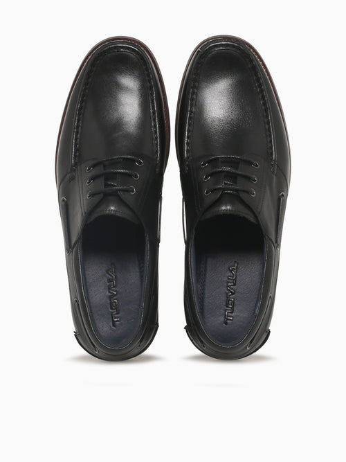Corlys Black Brushed Calf Leather Black / 7 / M
