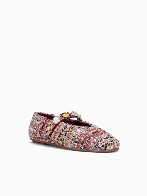 Amarissa2 Wine Beige Pink multi tweed Wine / 5 / M