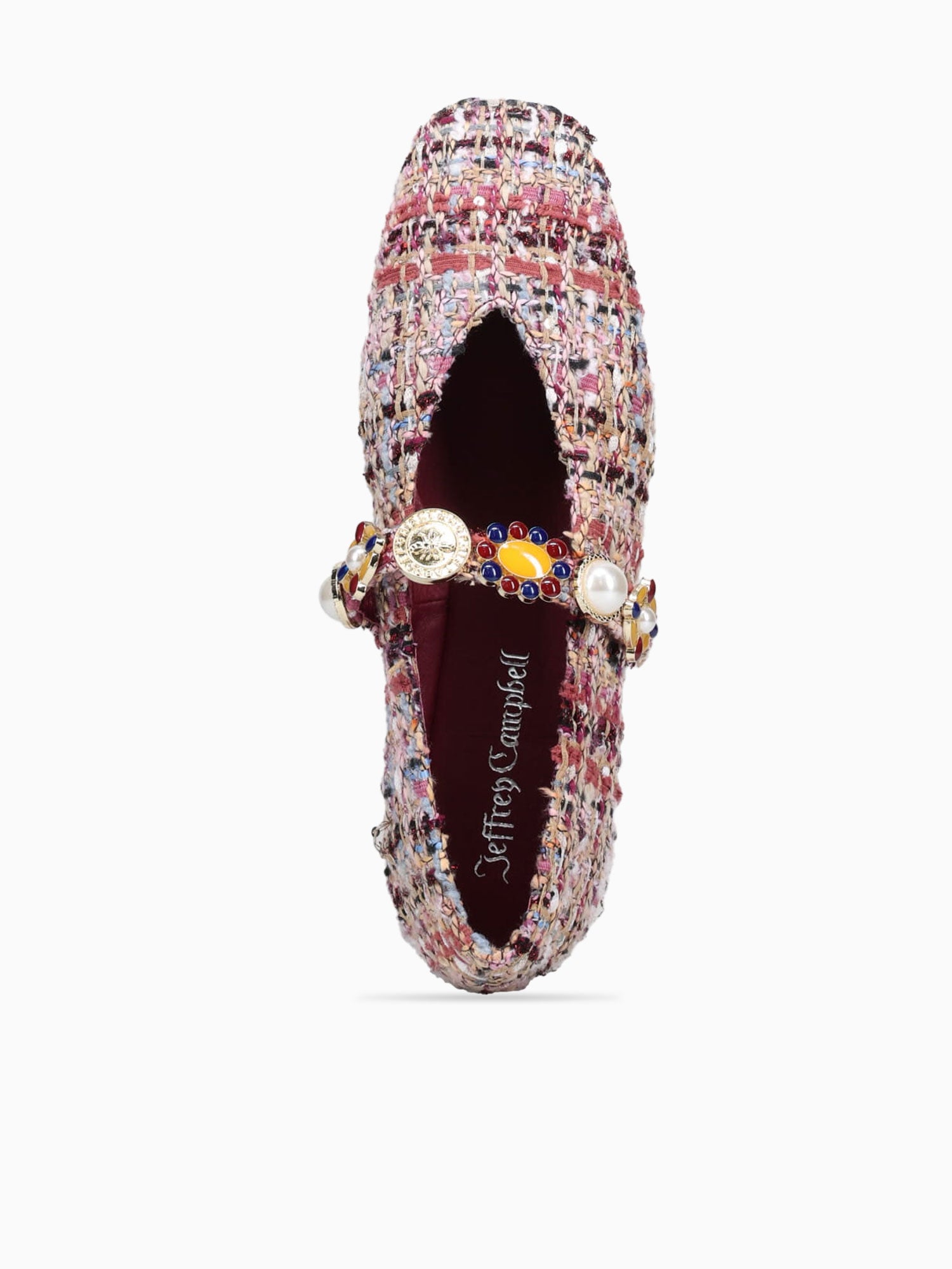 Amarissa2 Wine Beige Pink multi tweed Wine / 5 / M