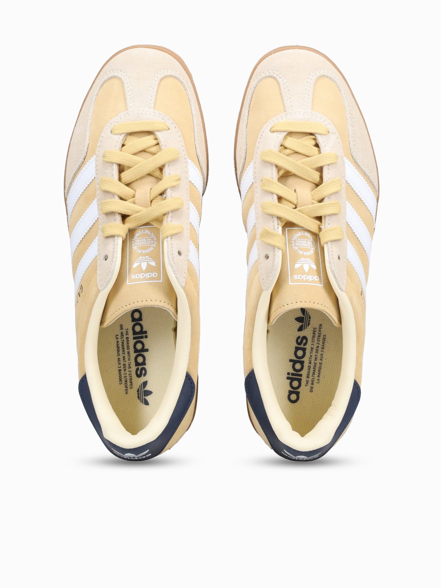 Gazelle Indoor Beige Navy suede– Novus Shoes - Main Image