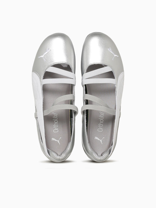Speedcat Balllet Silver White Suede Silver / 5 / M