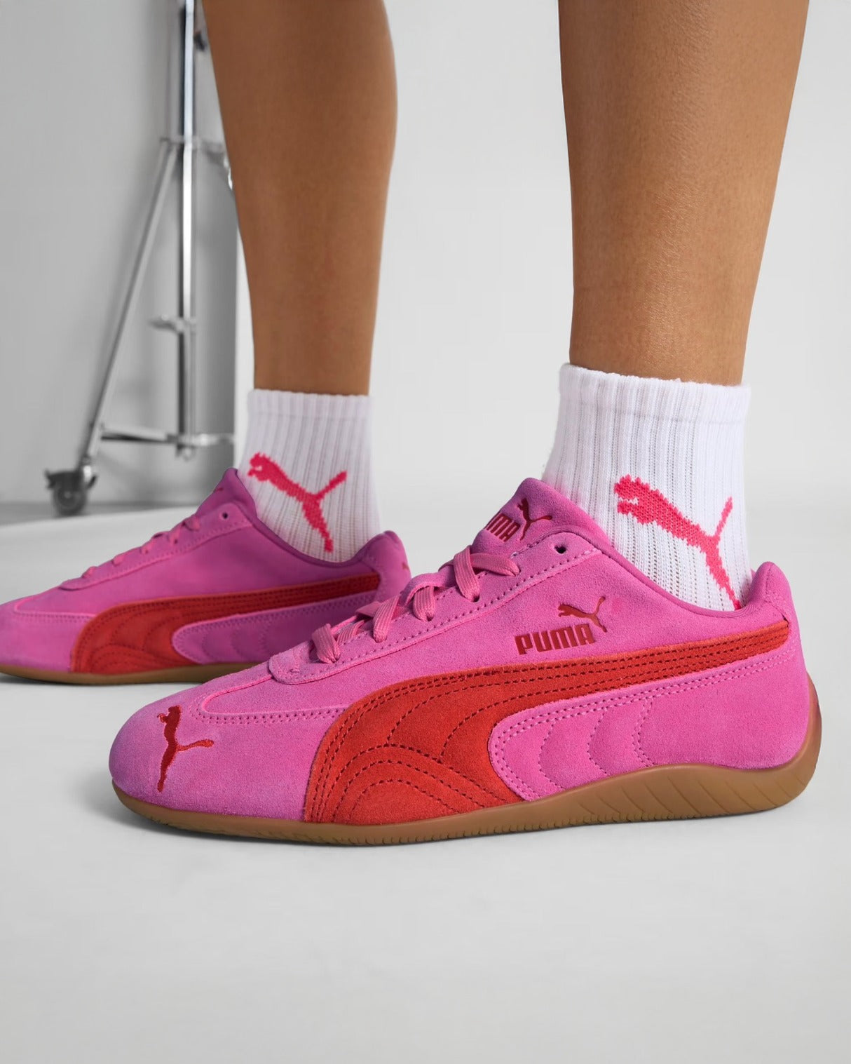 Speed Cat Og Pinkred Suede