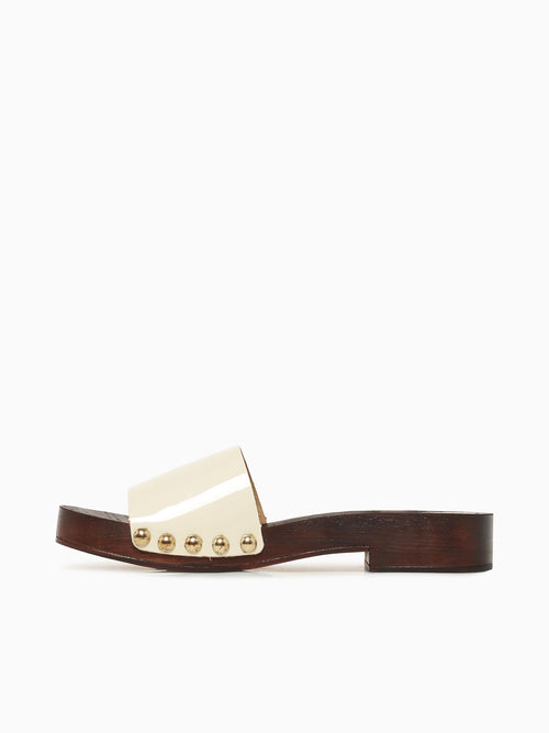 9342 Cleo Vernice Pelle Light Beige / 36 / M