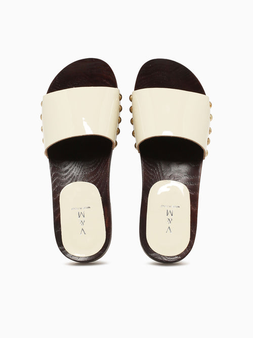 9342 Cleo Vernice Pelle Light Beige / 36 / M