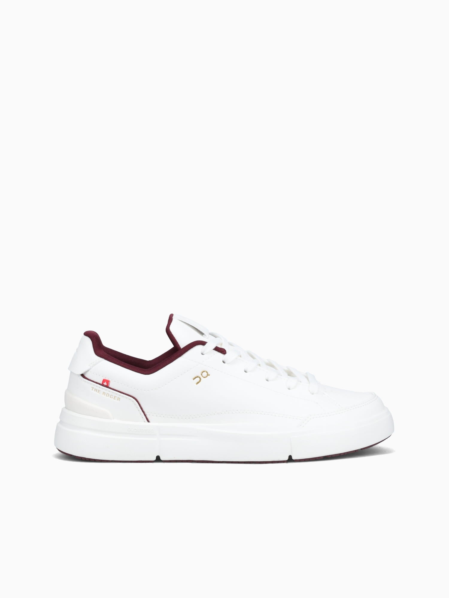 Roger Center Court Ivory Maroon leather White / 7 / M