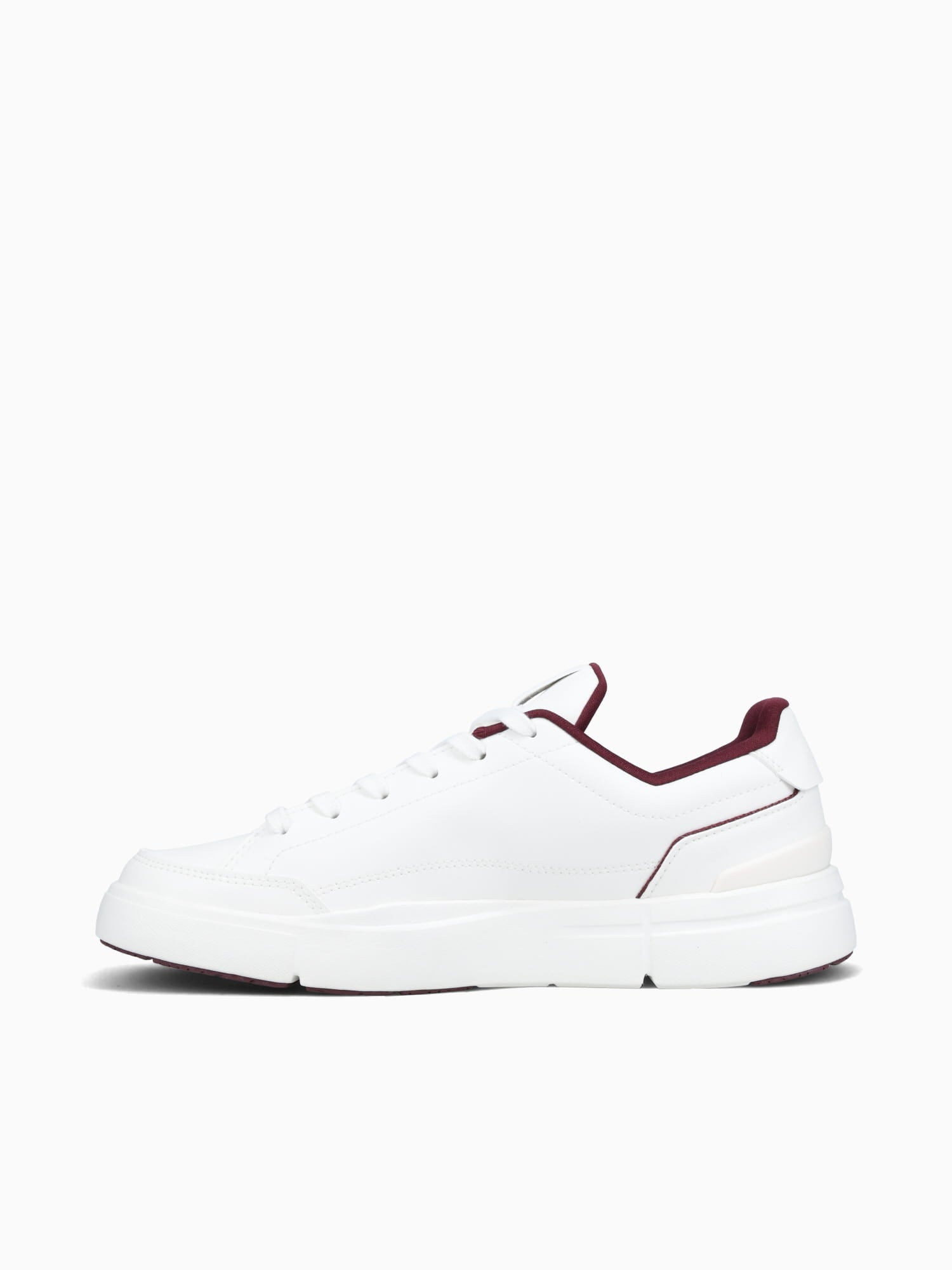Roger Center Court Ivory Maroon leather White / 7 / M
