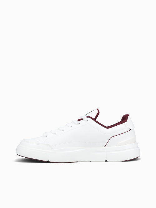 Roger Center Court Ivory Maroon leather White / 7 / M