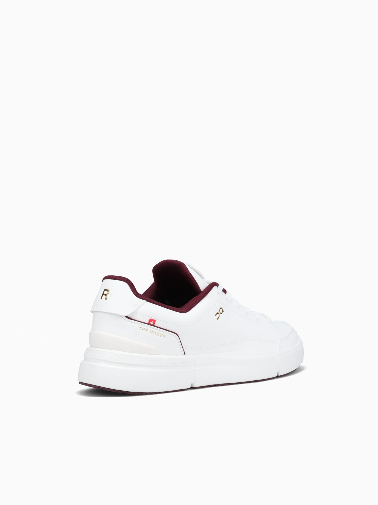 Roger Center Court Ivory Maroon leather White / 7 / M