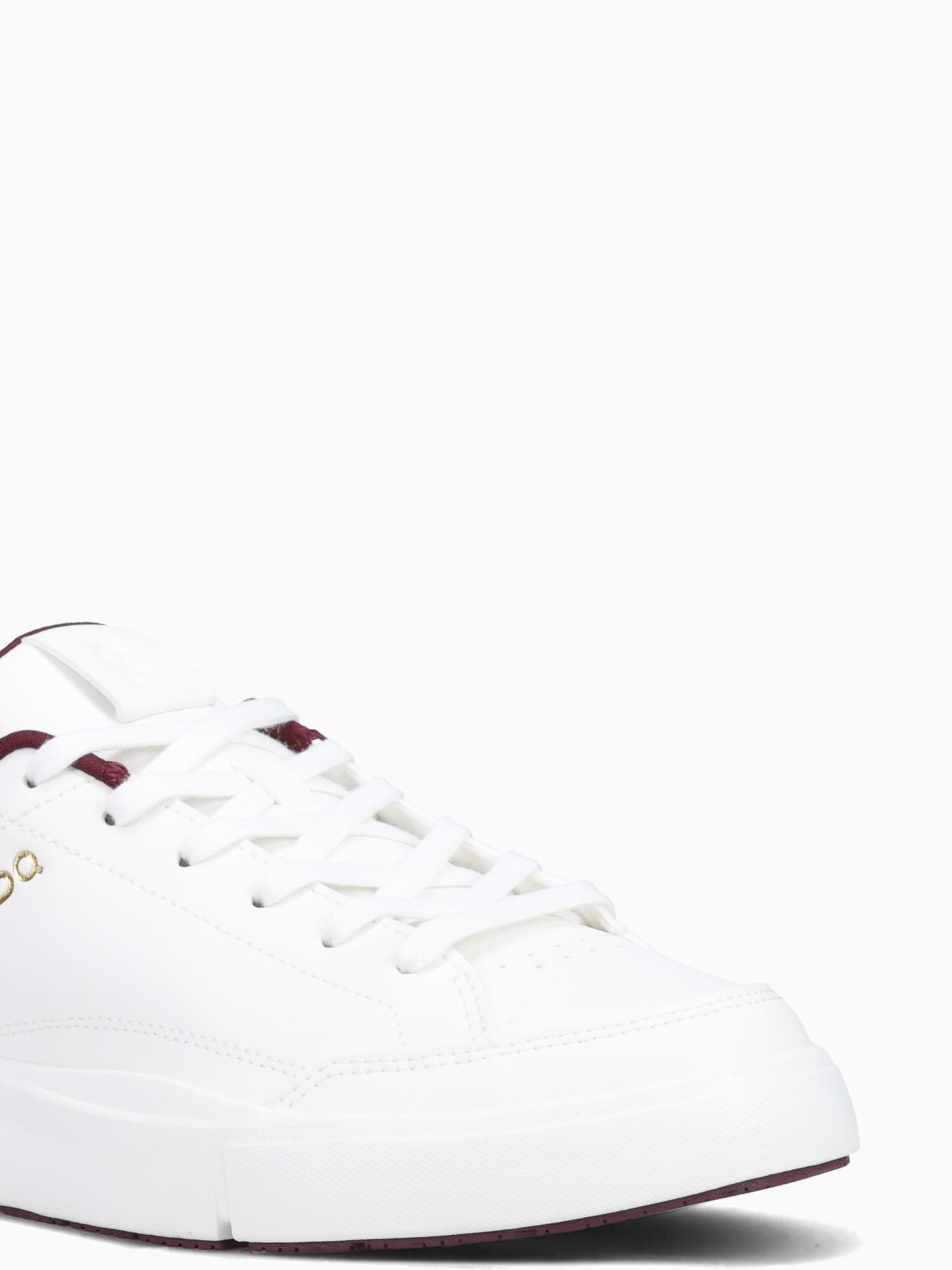 Roger Center Court Ivory Maroon leather White / 7 / M