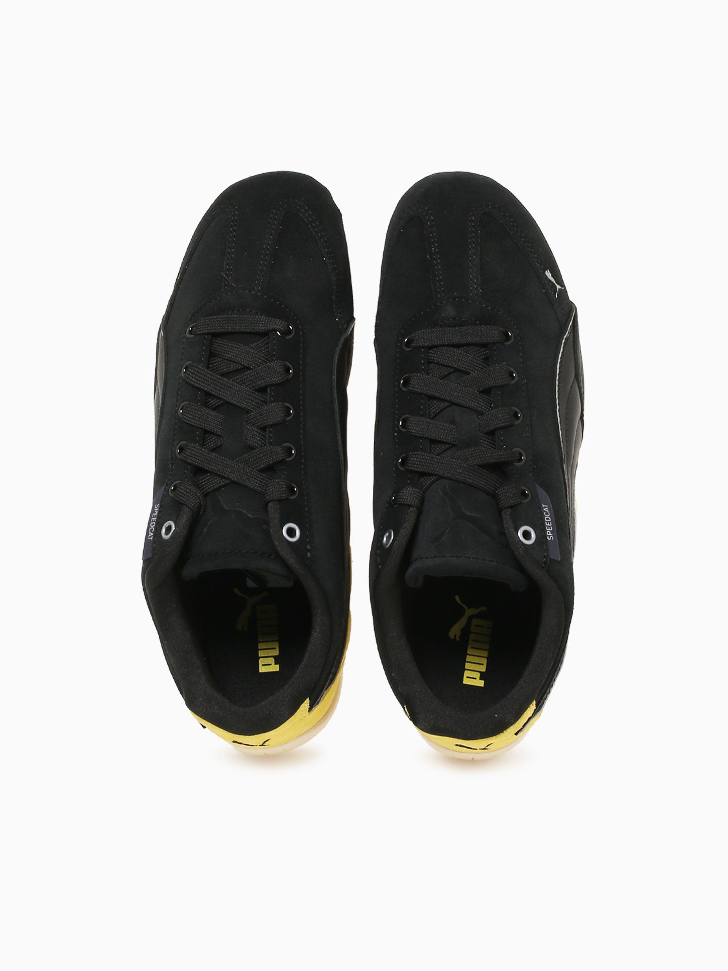Ferrari Speedcat Blk Yellow suede Black / 8 / M