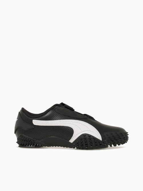 Monstro Perf Black White leather Black / 8 / M