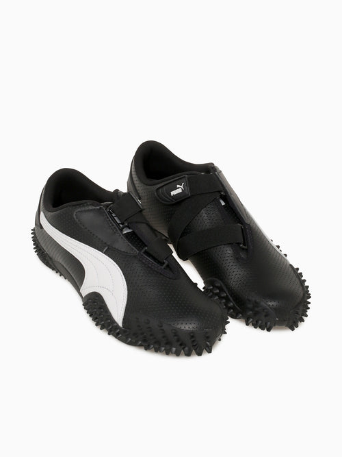 Monstro Perf Black White leather Black / 8 / M