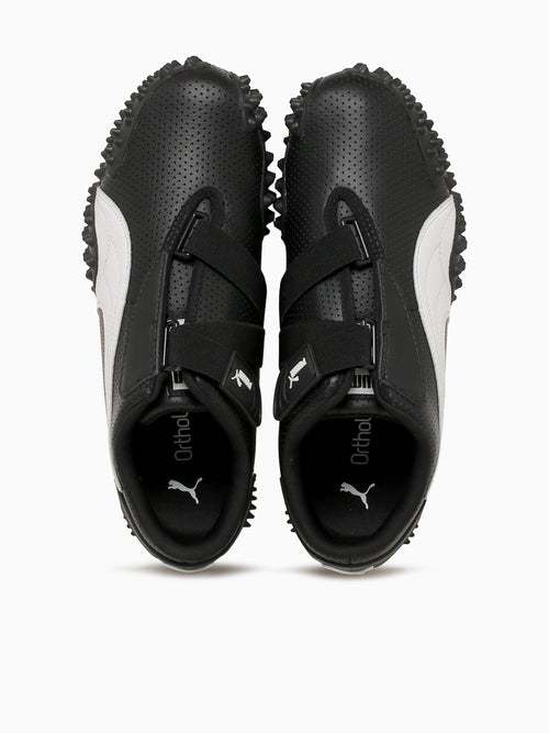 Monstro Perf Black White leather Black / 8 / M