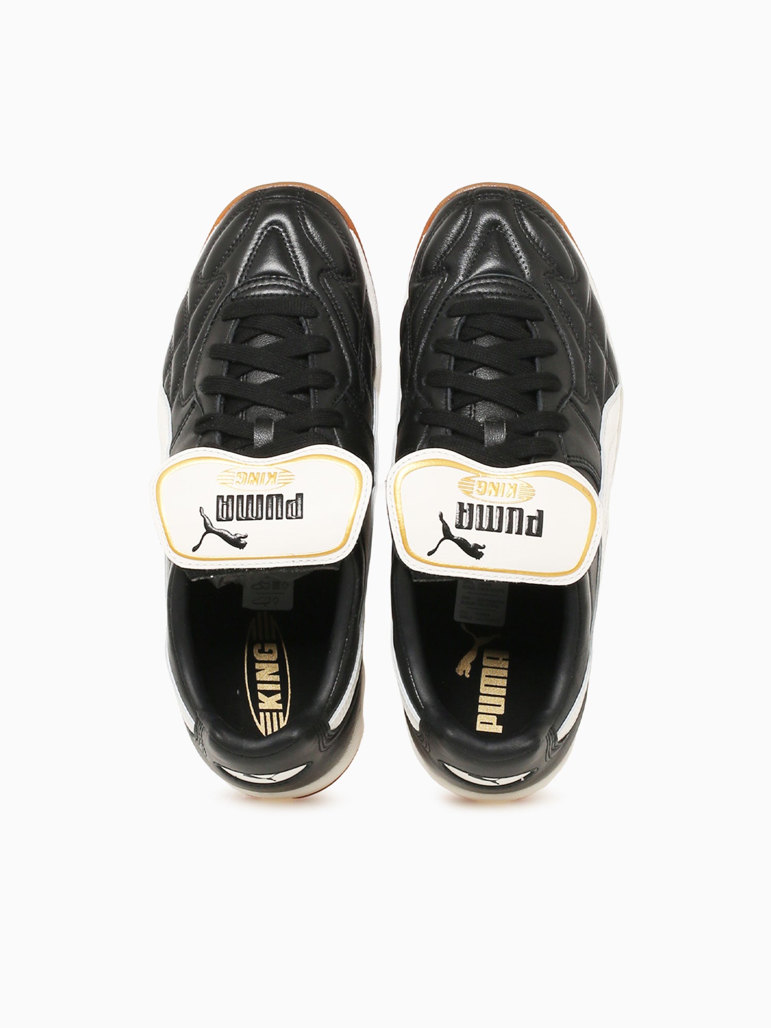 King Indoor Black White leather Black White / 8 / M