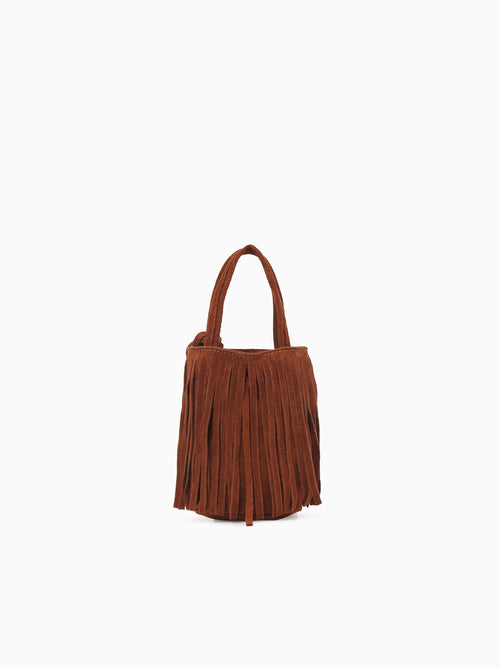 Mignon Fringe Cuoio Tan