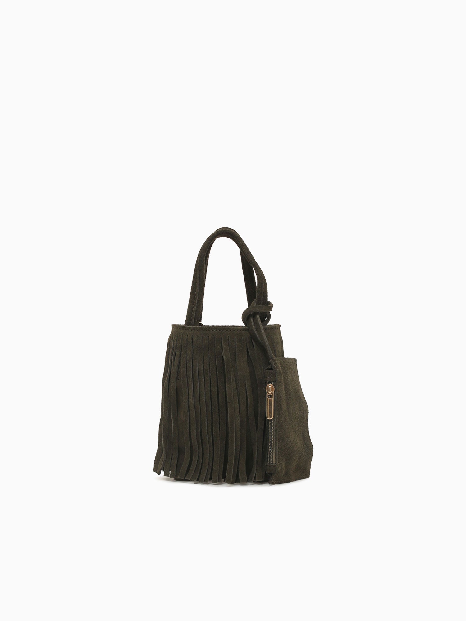 Mignon Fringe Olive Dark Green