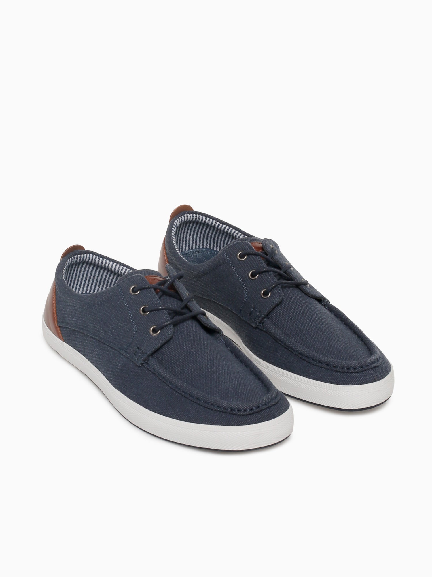 Angler Navy Tan canvas Navy / 7 / M