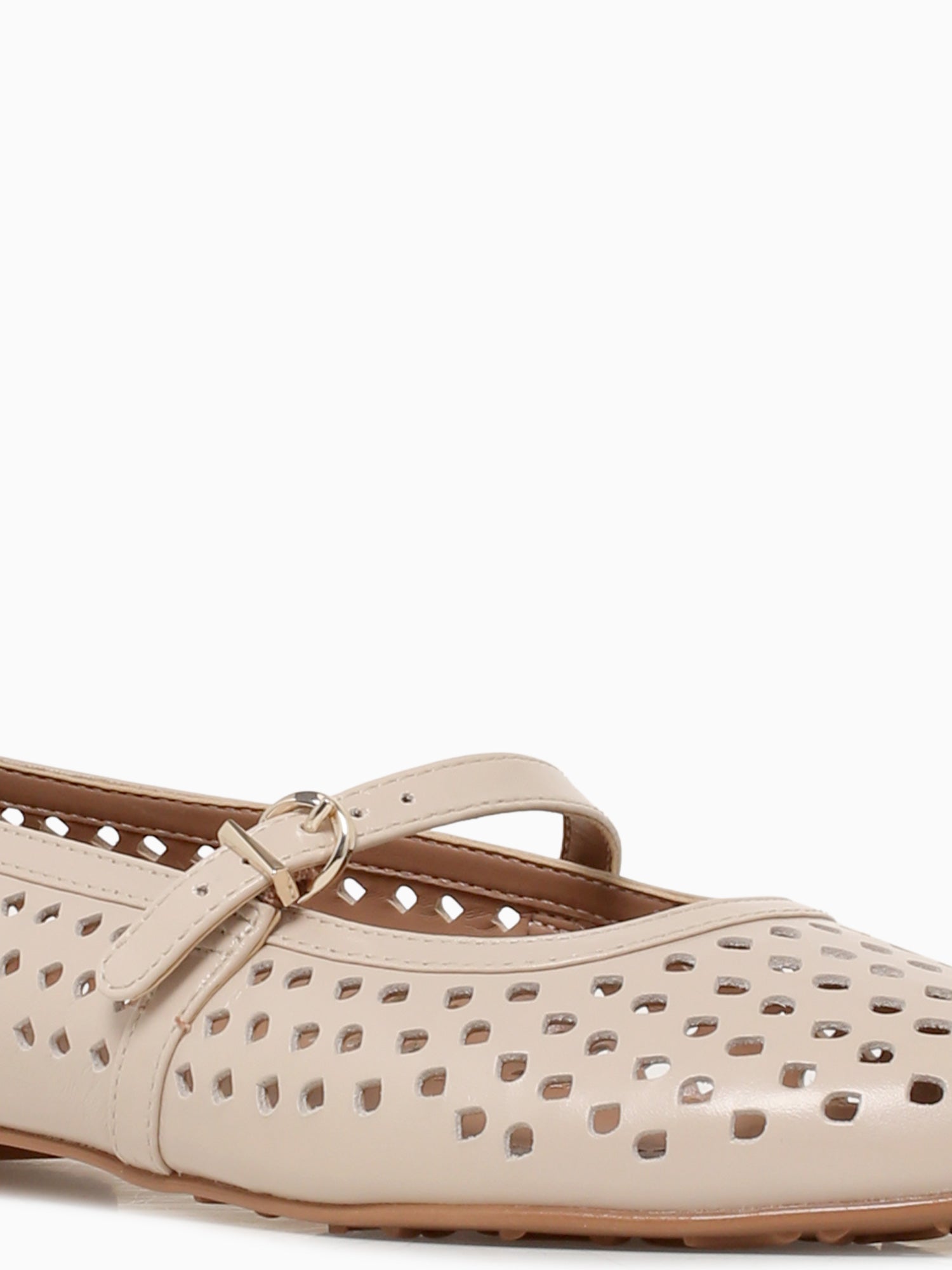 Ariaperf Ivory Mist Glossy Leather Off White / 5 / M