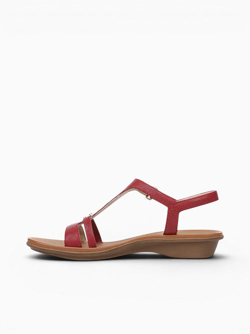Sofia Red Pebble Red / 5 / M