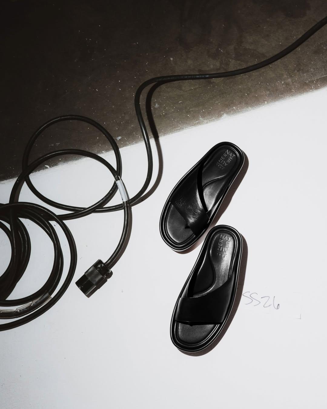 Sofly Black Leather