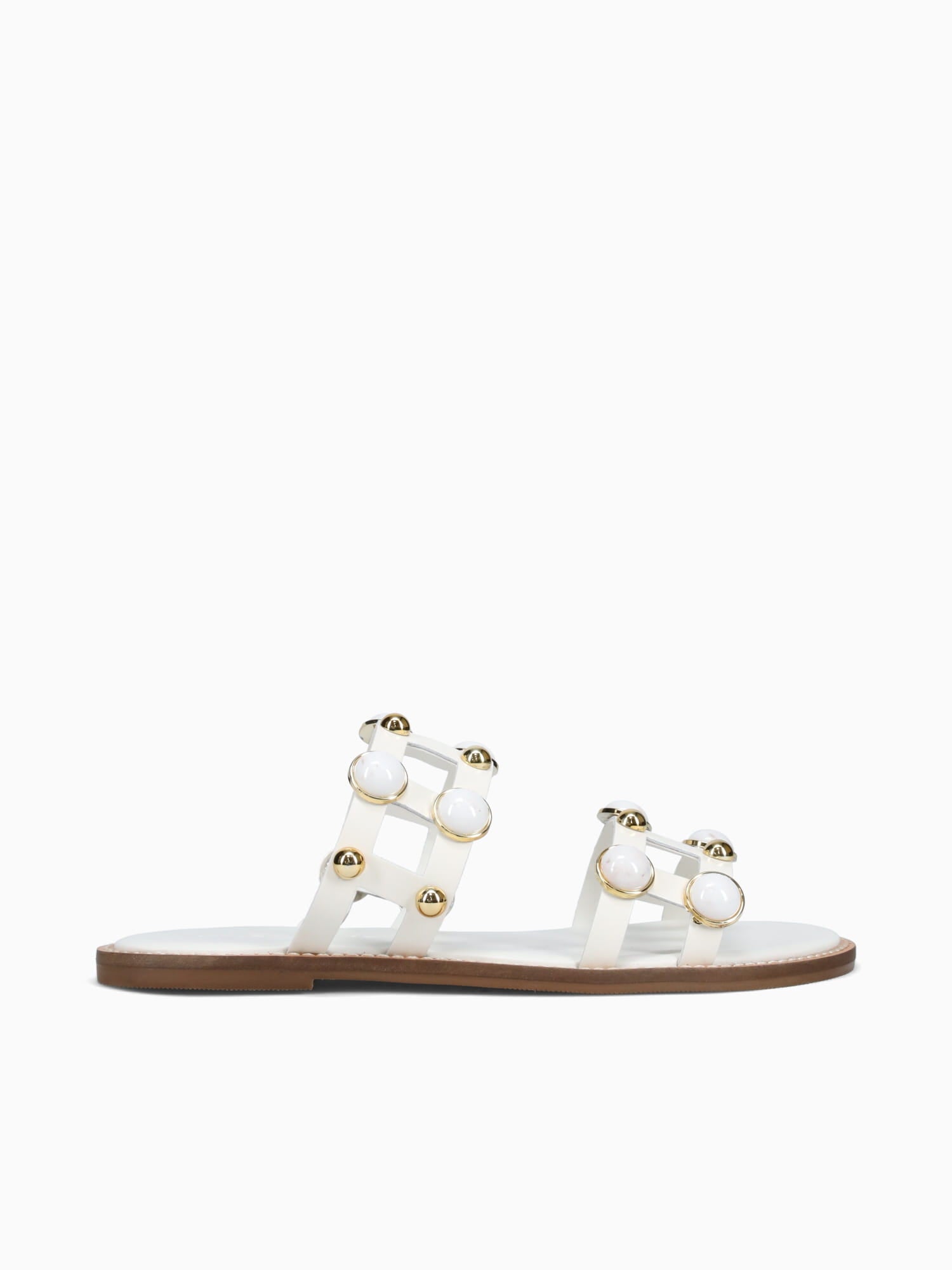 Cintia Off White Calf Off White / 5 / M