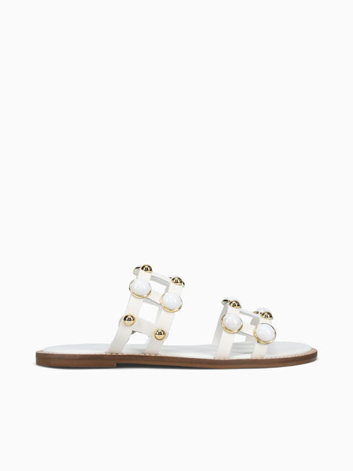 Cintia Off White Calf Off White / 5 / M