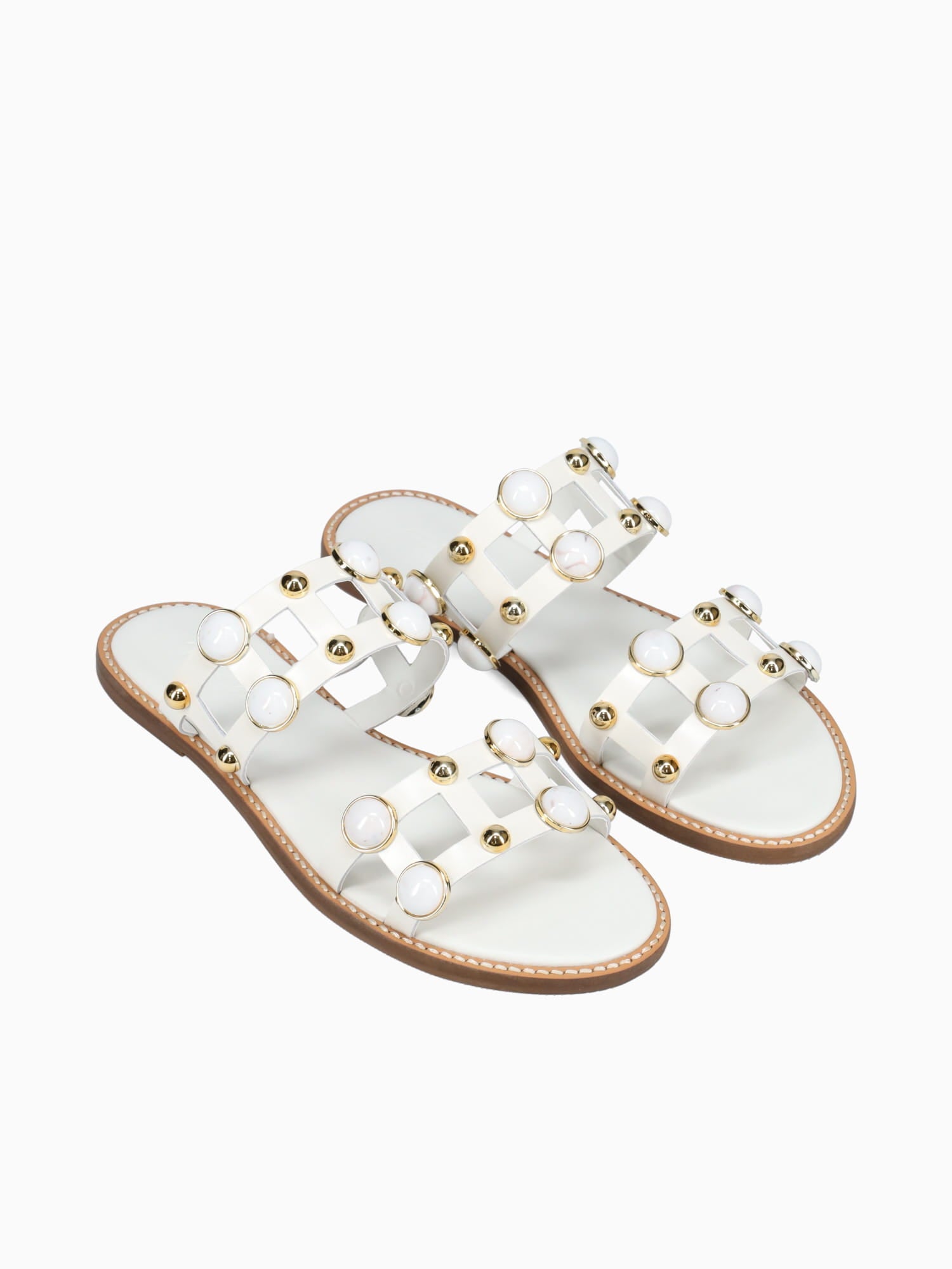 Cintia Off White Calf Off White / 5 / M