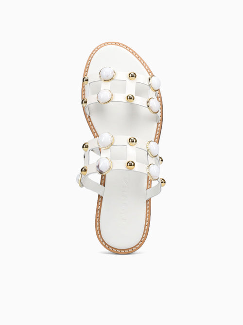 Cintia Off White Calf Off White / 5 / M
