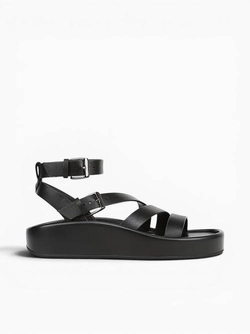 Sosweet Black Leather Black / 5 / M