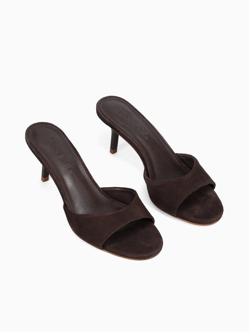 Maarva Dk Brown Kid Suede Dark Brown / 5 / M