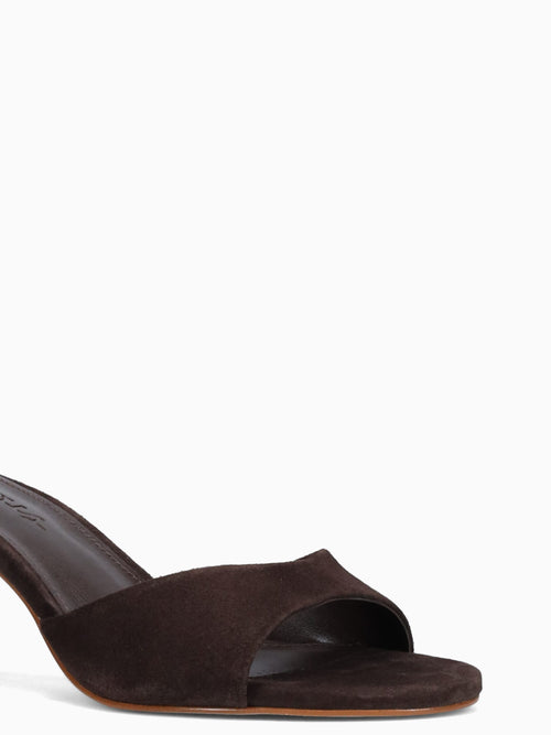 Maarva Dk Brown Kid Suede Dark Brown / 5 / M